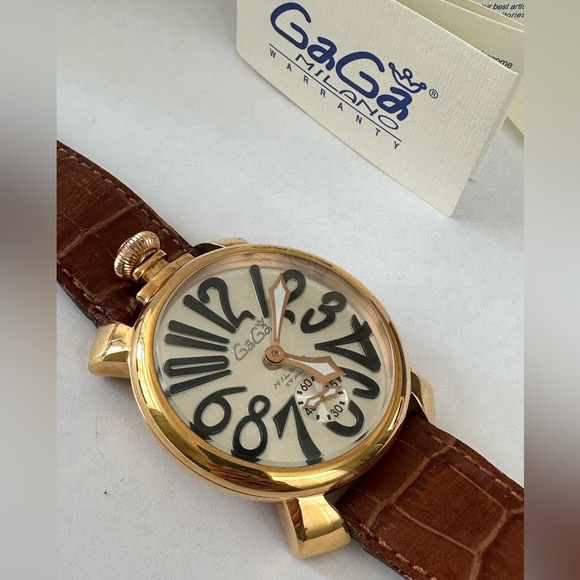 GaGa Milano Manuale48 Rose Gold Plated 5011 Watch - Picture 14 of 15